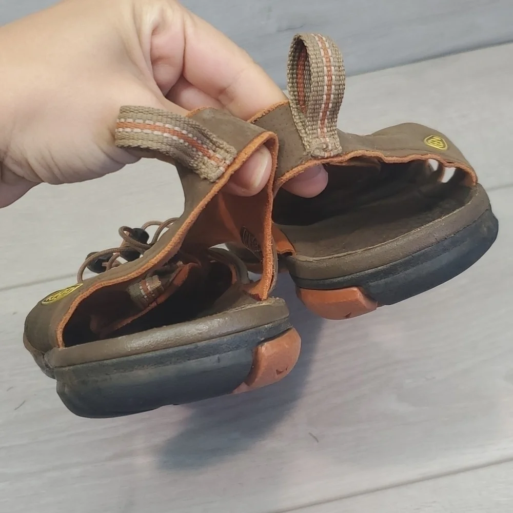 Keen Mens Outdoor Shitake Bombay Hiking Comfort Leather Sandals shoes sz 11.5